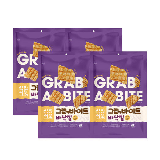 SAMJINFOOD Grab a Bite Basak Chips 80g x 4 Packs