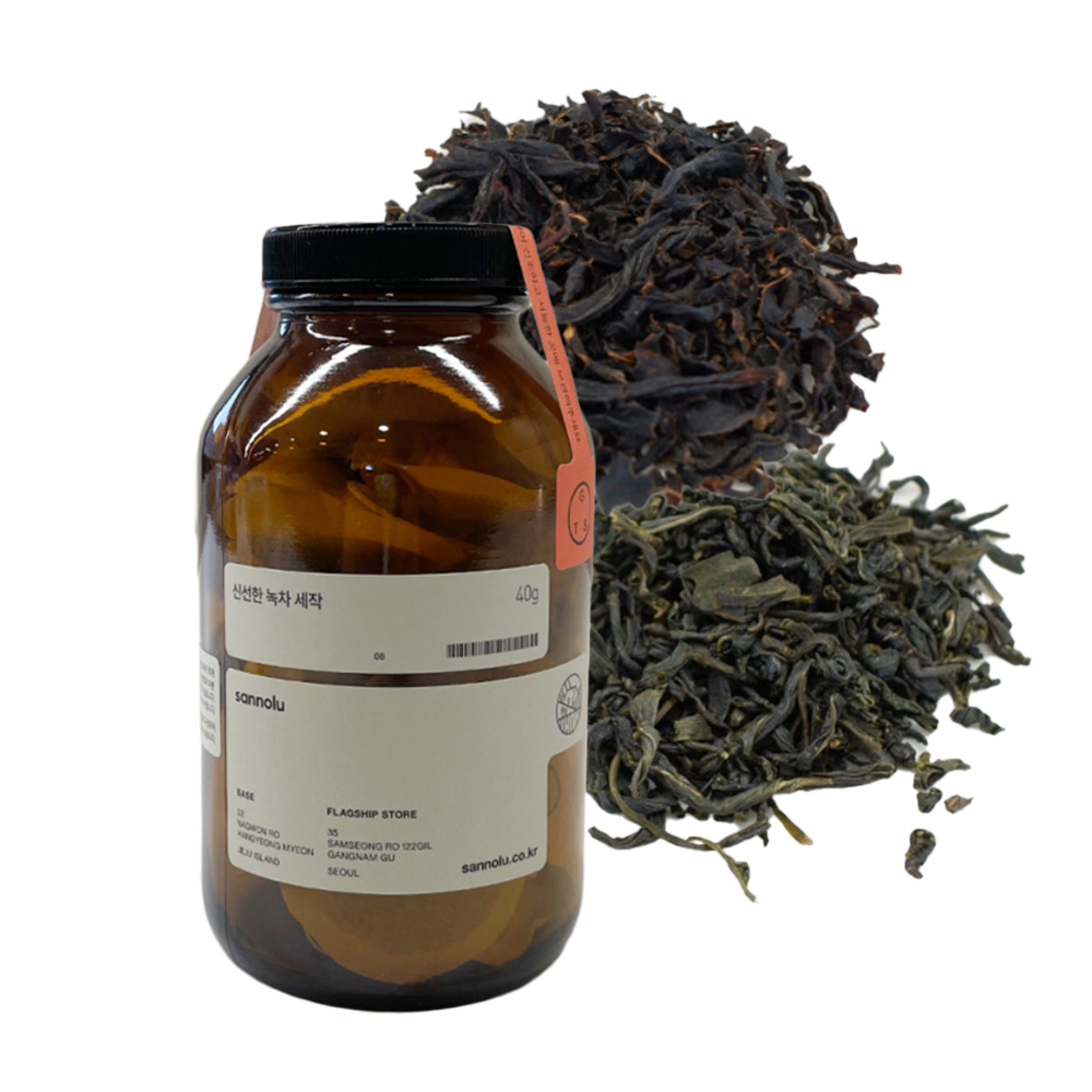 SANNOLU 100% JEJU Green Tea / Black Tea (2 options to choose)