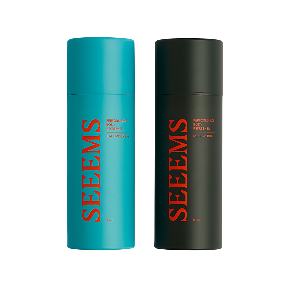 SEEMS Performance Body Refresher 80ml - Energizing body spray for a refreshing boost after workouts.