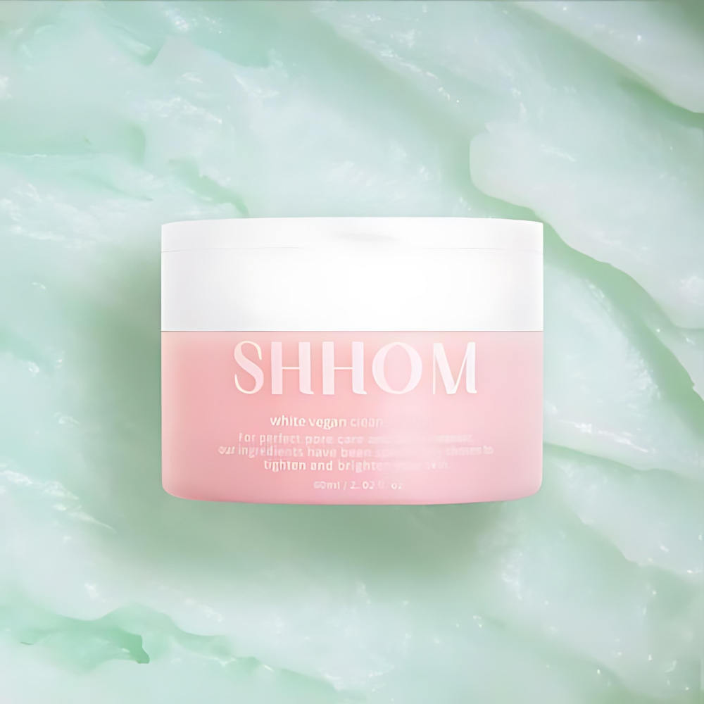 60ml SHHOM Pore White Cleansing Balm in a chic container, ideal for a refreshing cleanse and minimizing pores.