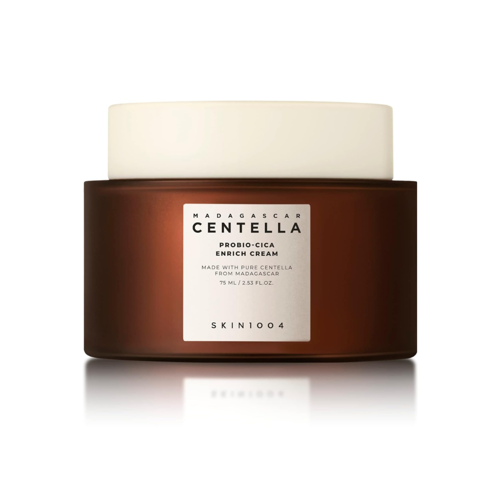 SKIN1004 Madagascar Centella Probio-Cica Enrich Cream 50ml - Soothing and hydrating cream for sensitive skin.