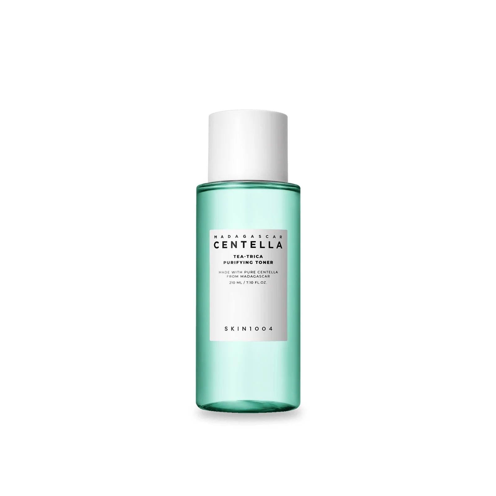 SKIN1004 Madagascar Centella Tea-Trica Purifying Toner 210ml bottle with green and white label.