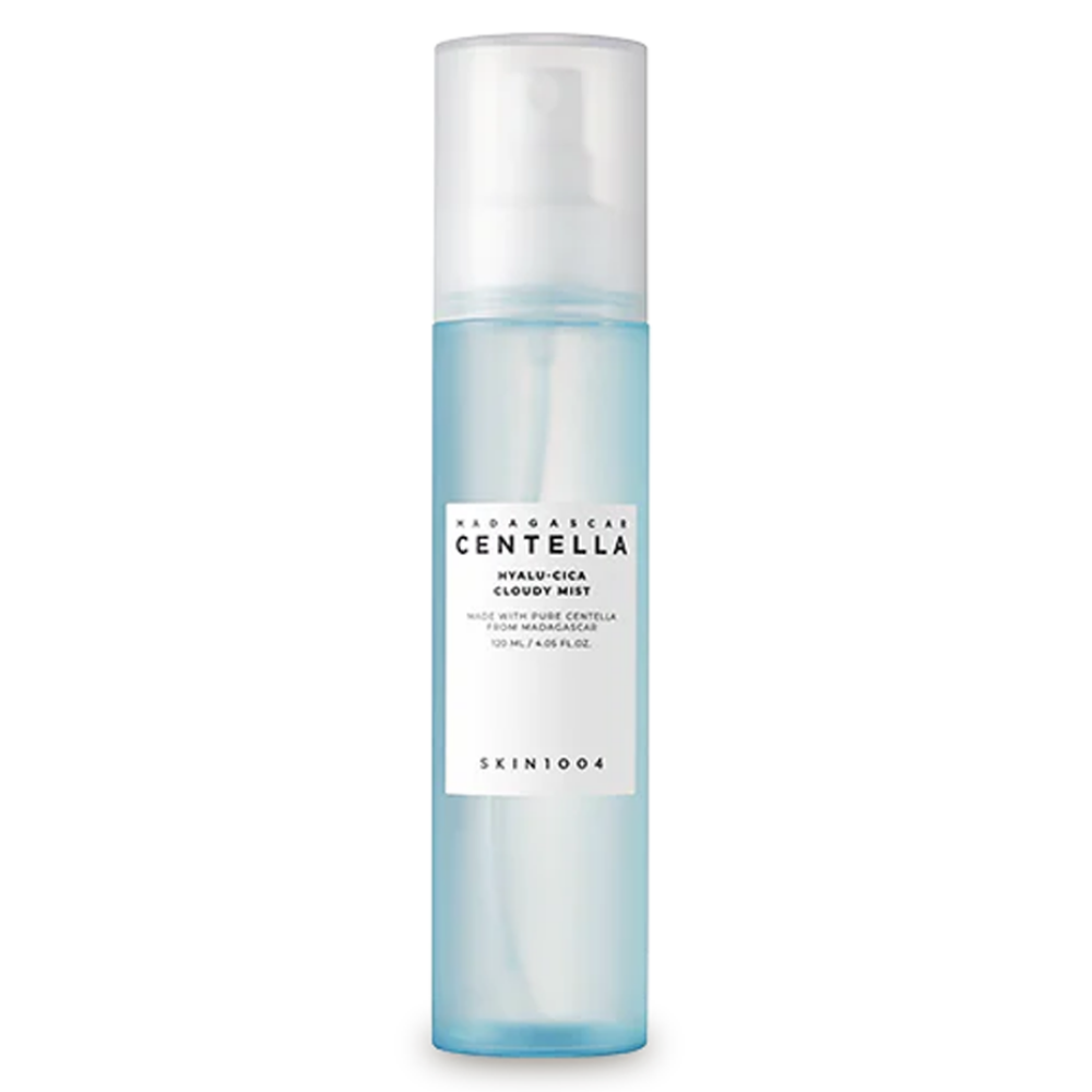 The SKIN1004 Madagascar Centella Hyalu-Cica Cloudy Mist is a versatile facial mist designed to provide hydration, soothing, and protective benefits for the skin.