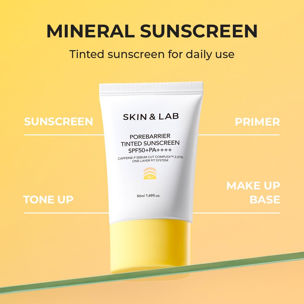 SKIN&LAB Porebarrier Tinted Sunscreen SPF50+ PA++++ 50ml