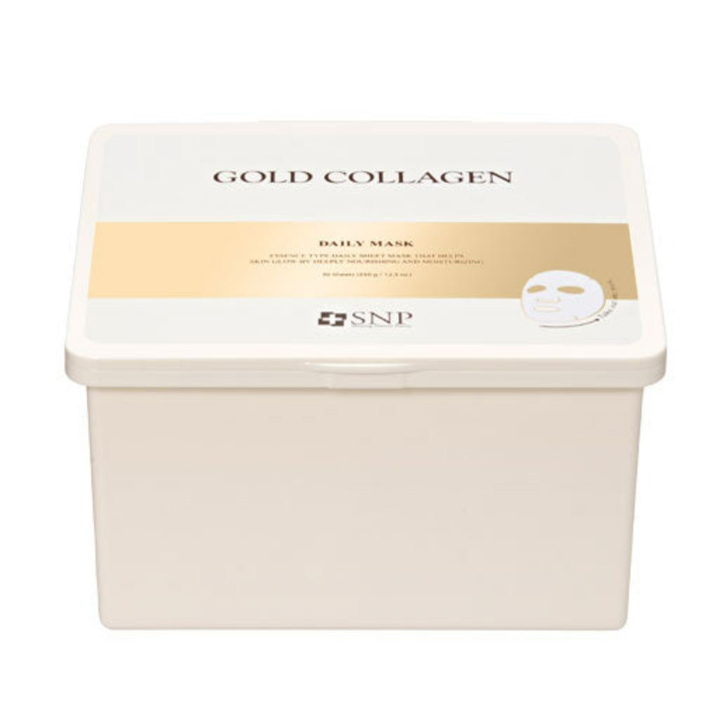 The SNP Gold Collagen Daily Mask 350g is a nourishing and hydrating mask designed to provide multiple skincare benefits.