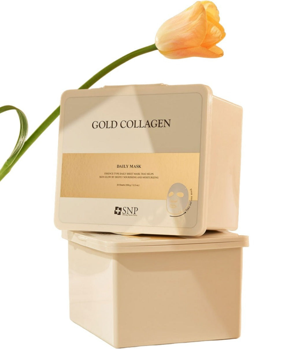 Contains collagen to help improve skin elasticity and firmness.