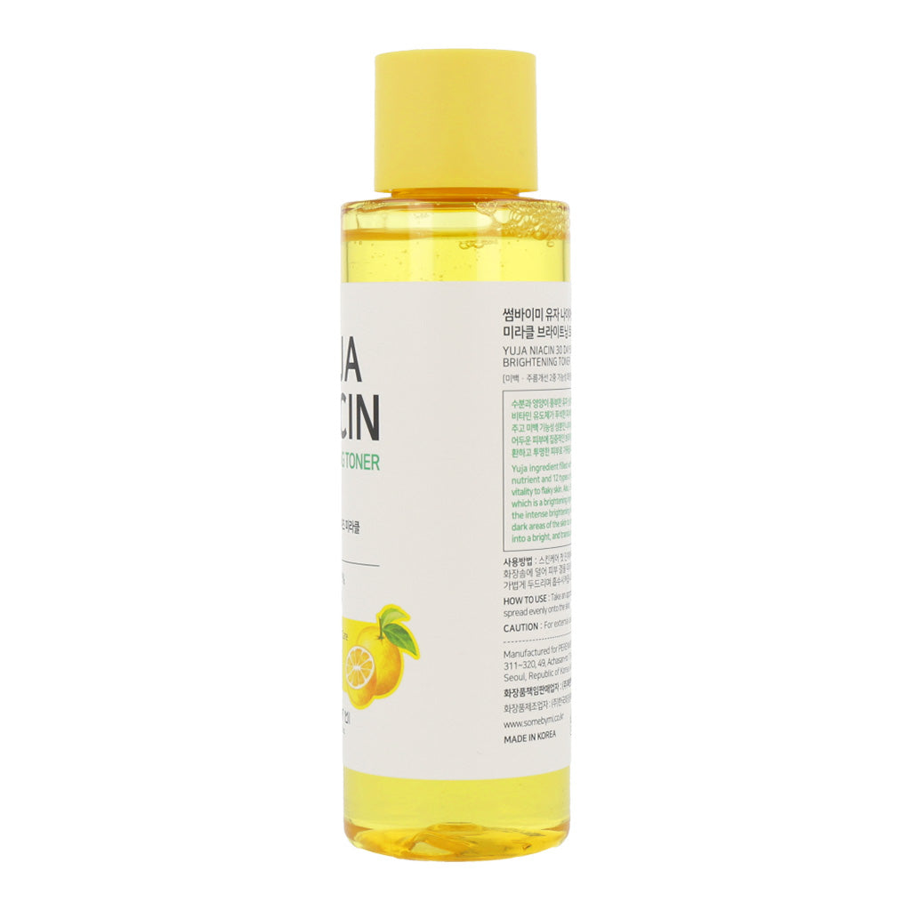 SOME BY MI Yuja Niacin Brightening Toner 150ml - Yuja and Niacinamide toner for radiant skin in 150ml size.