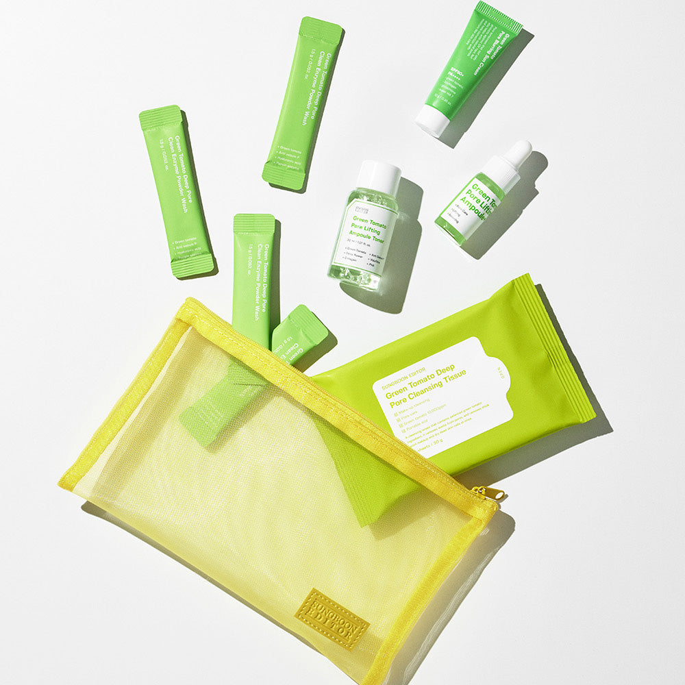 SUNGBOON EDITOR Green Tomato Pore Travel Kit