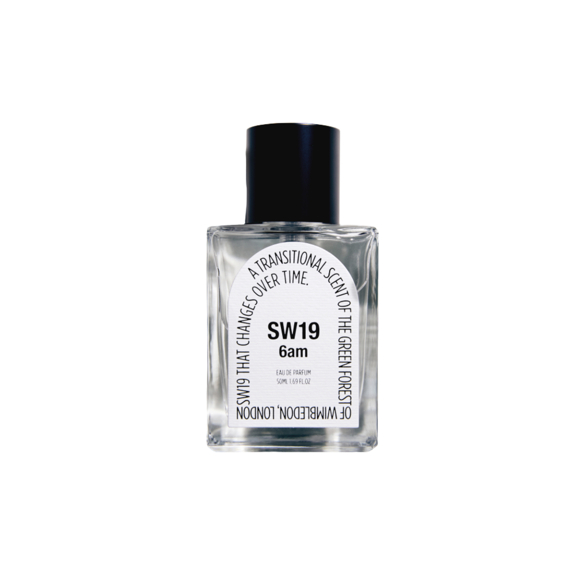 The SW19 6am Eau de Parfum is a fragrance designed to provide a sophisticated and enduring scent experience.