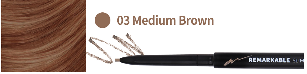 (Matthew) Aperire Remarkable Slim Brow Pencil 0.08g - 3 Colors - DODOSKIN