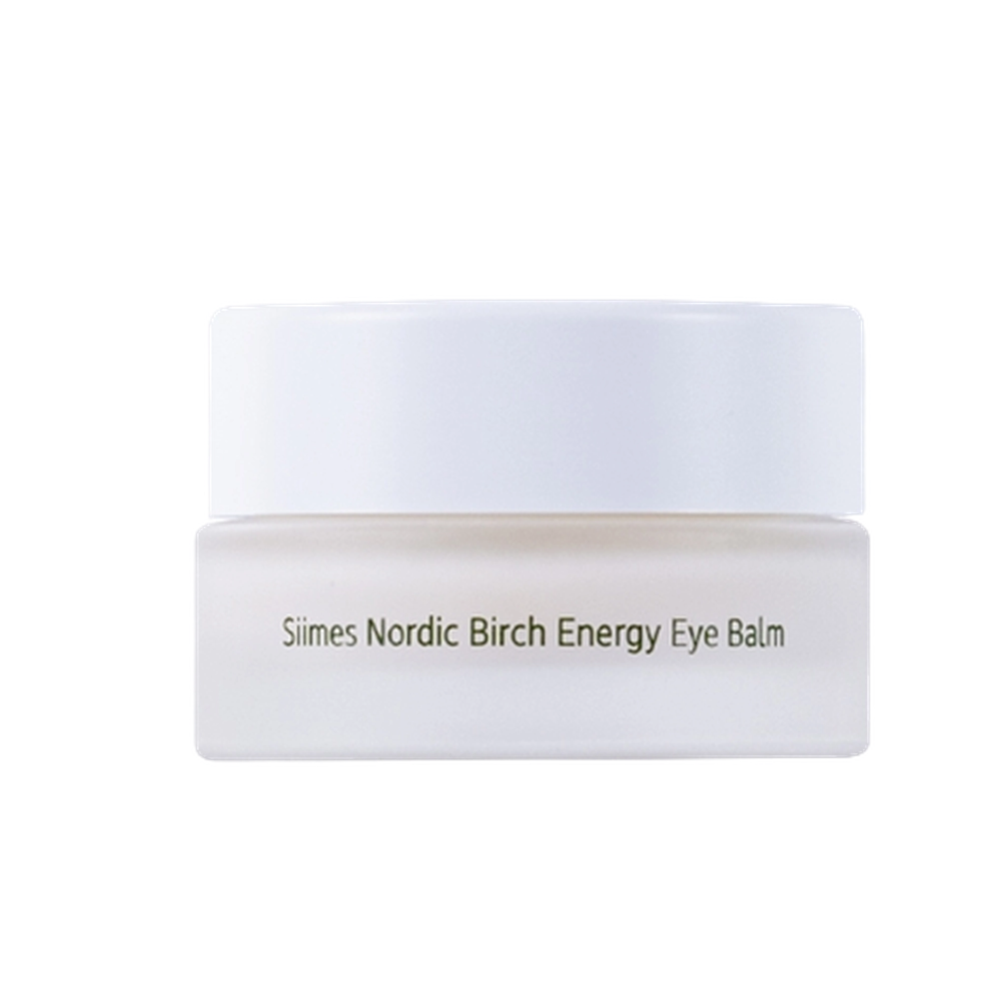 Eye balm in a 10ml container, featuring Nordic birch energy for revitalizing and soothing the delicate eye area.