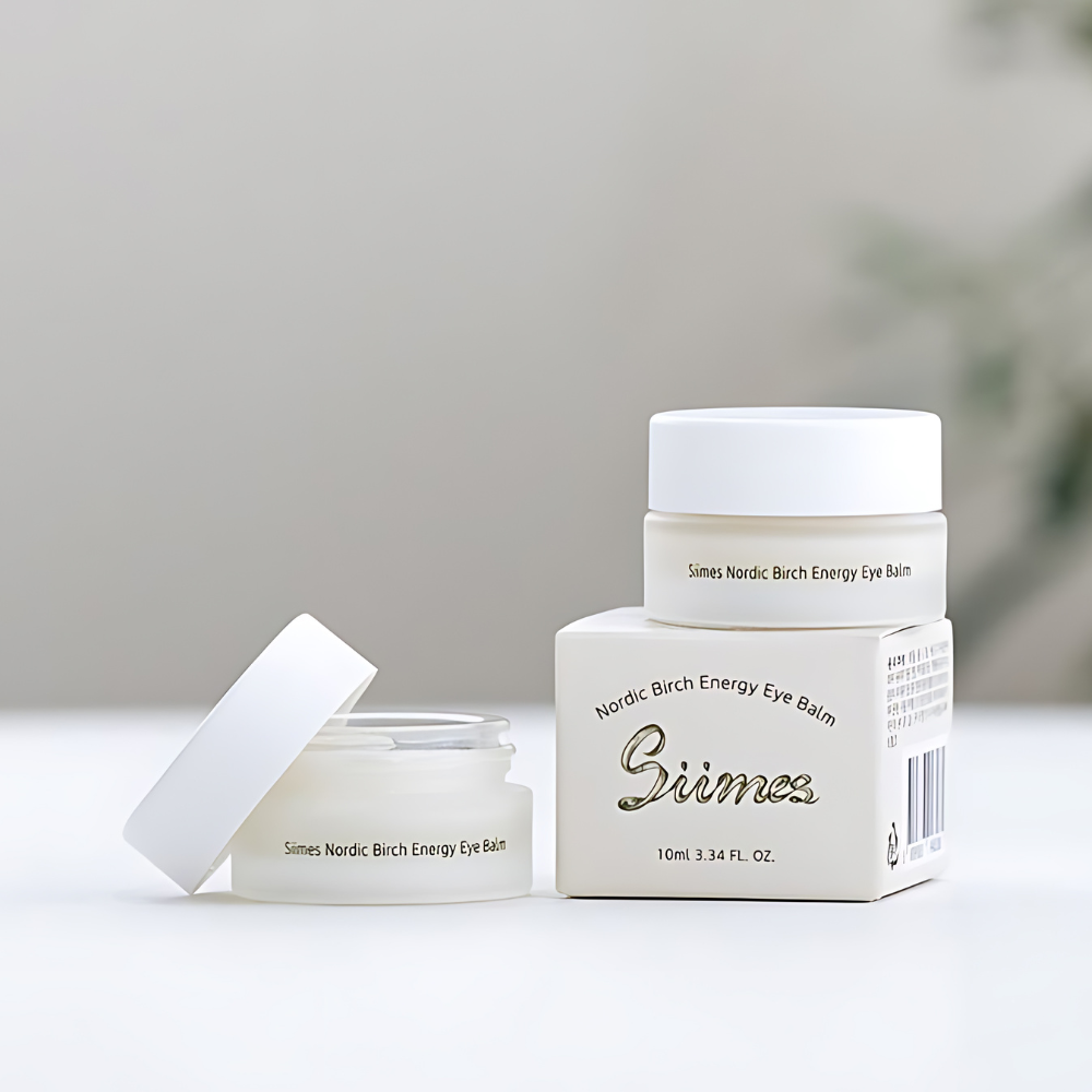 Siimes Nordic Birch Energy Eye Balm, 10ml, designed to hydrate and rejuvenate the skin around the eyes effectively.