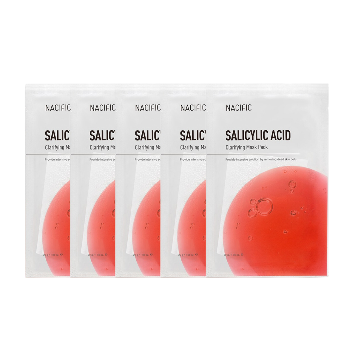 NACIFIC Acide salicylique clarifiant le masque de masque 1EA