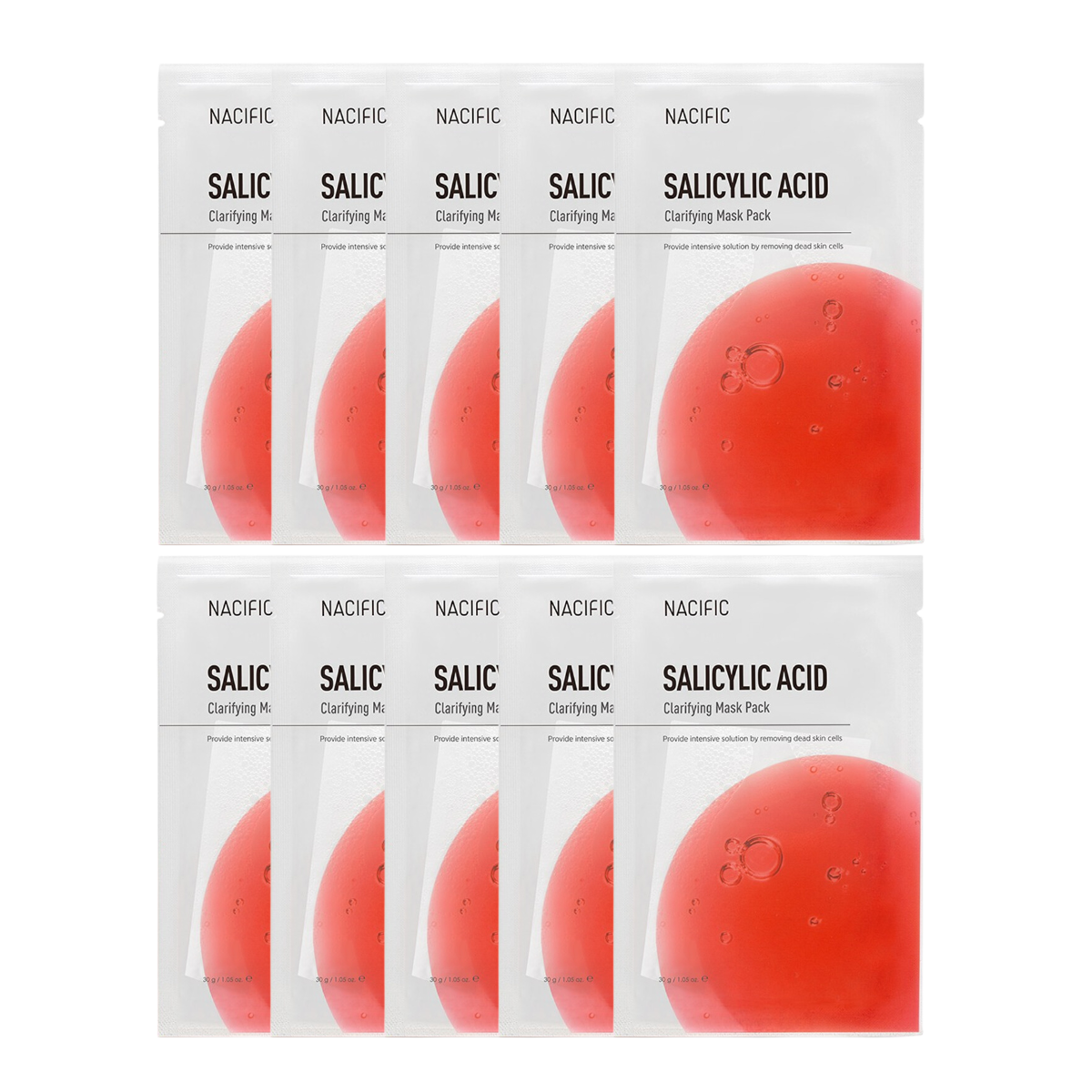 NACIFIC Salicylic Acid Clarifying Mask Pack 5ea/10ea