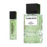 a bottle of tamburins perfume on a white background