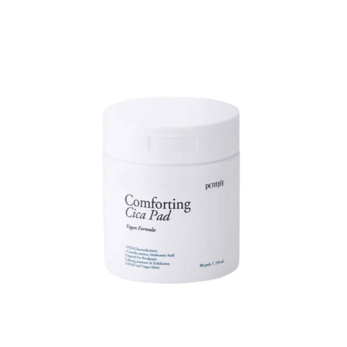 PETITFEE Comforting Cica Pad 250ml 80ea - DODOSKIN