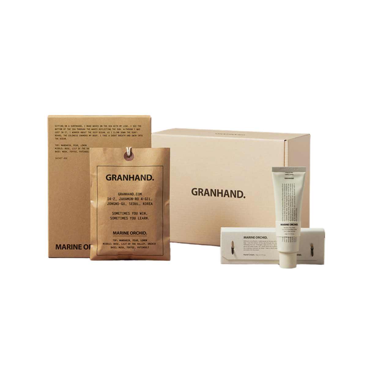 (Matt) GRANHAND. [Gift] Hand Cream & Hand Wash Set - DODOSKIN