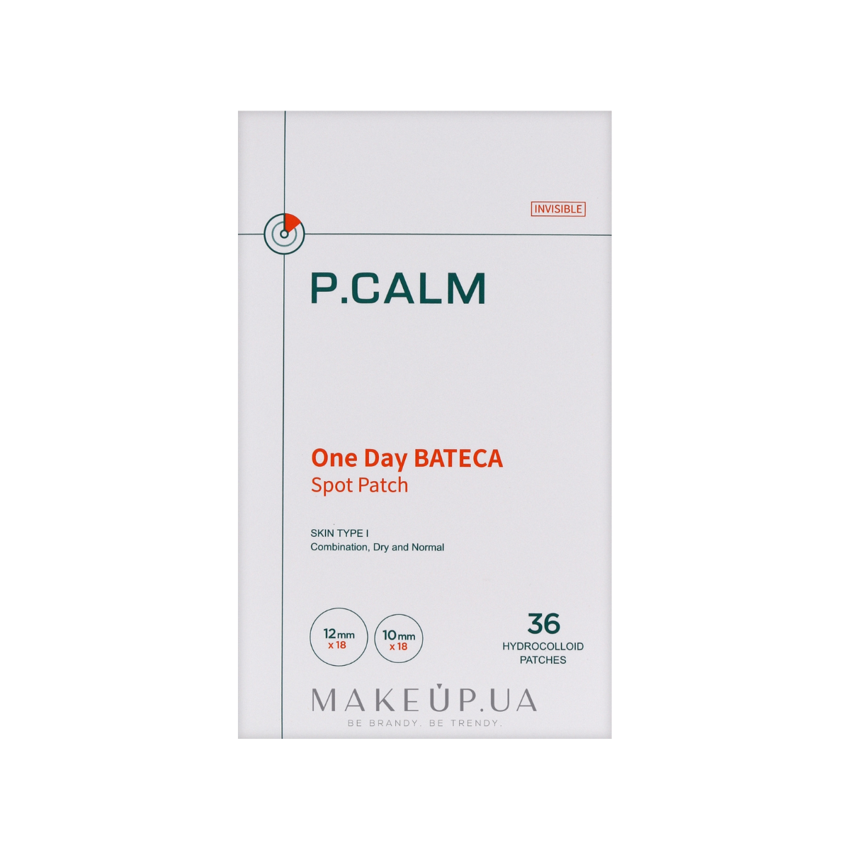 P.CALM One Day BATECA Spot Patch (2*18ea) - DODOSKIN