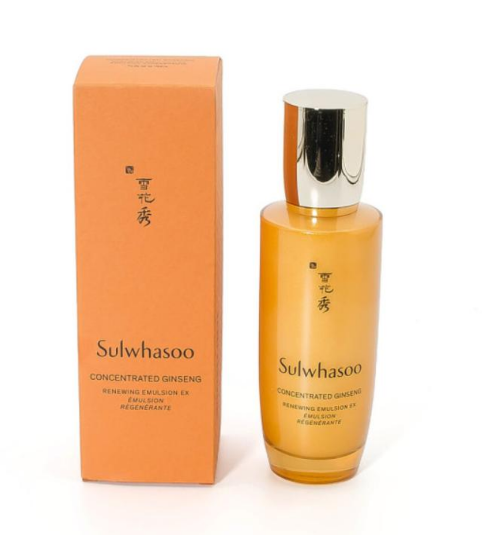 Sulwhasoo Concentrated Ginseng Renewing Emulsion Ex 125ml - hydrating oil for radiant skin.