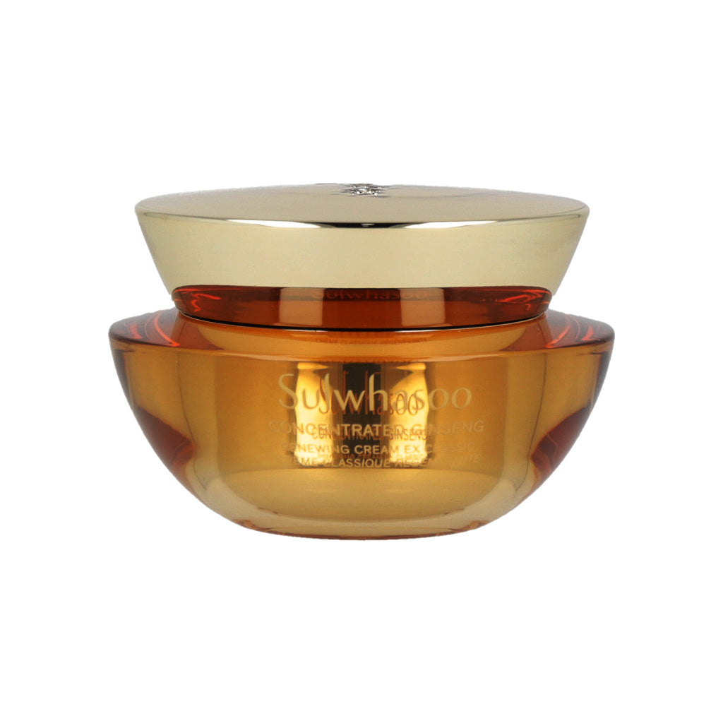 Sulwhasoo Concentrated Ginseng Renewing Cream EX is a luxurious anti-aging cream that leverages the power of Korean herbal medicine to rejuvenate