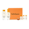 A set of 6 Sulwhasoo Essential Comfort Daily Routine items for skincare, including various products for daily use.