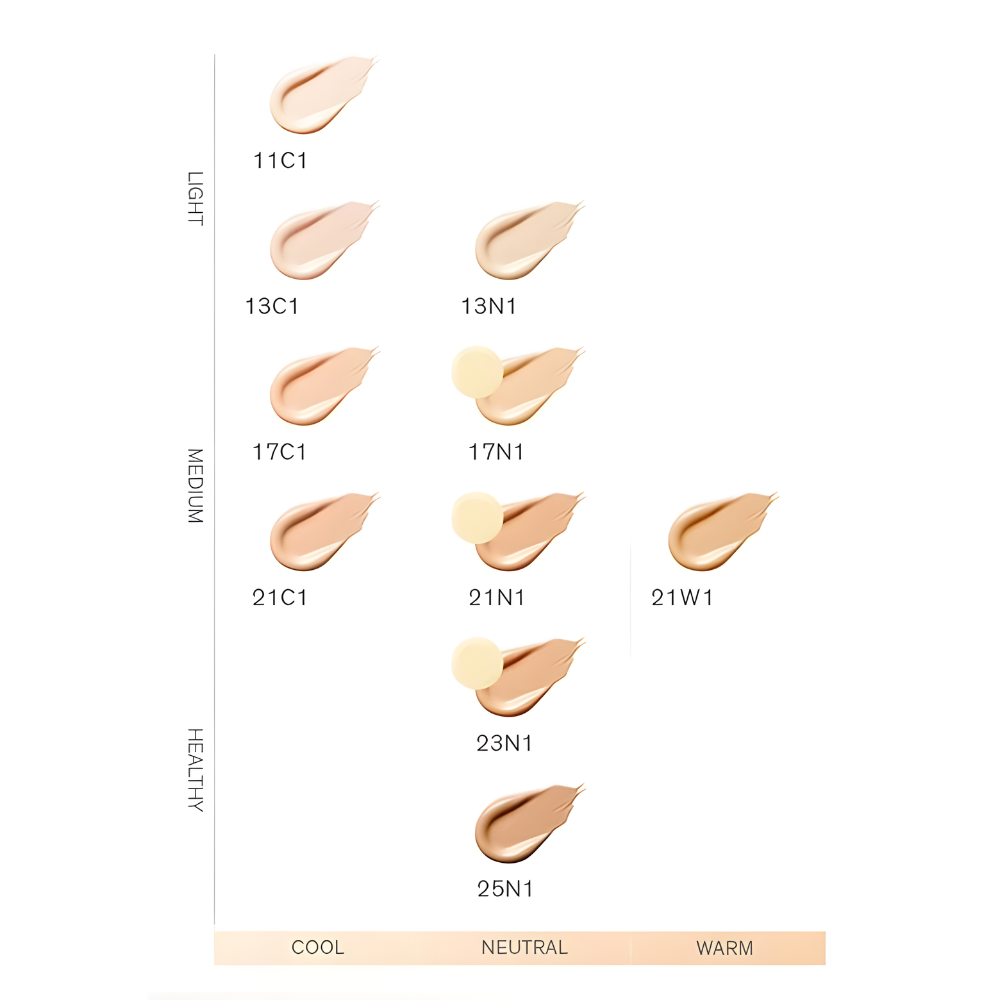 Achieve flawless skin with Sulwhasoo New Perfecting Cushion available in 8 colors