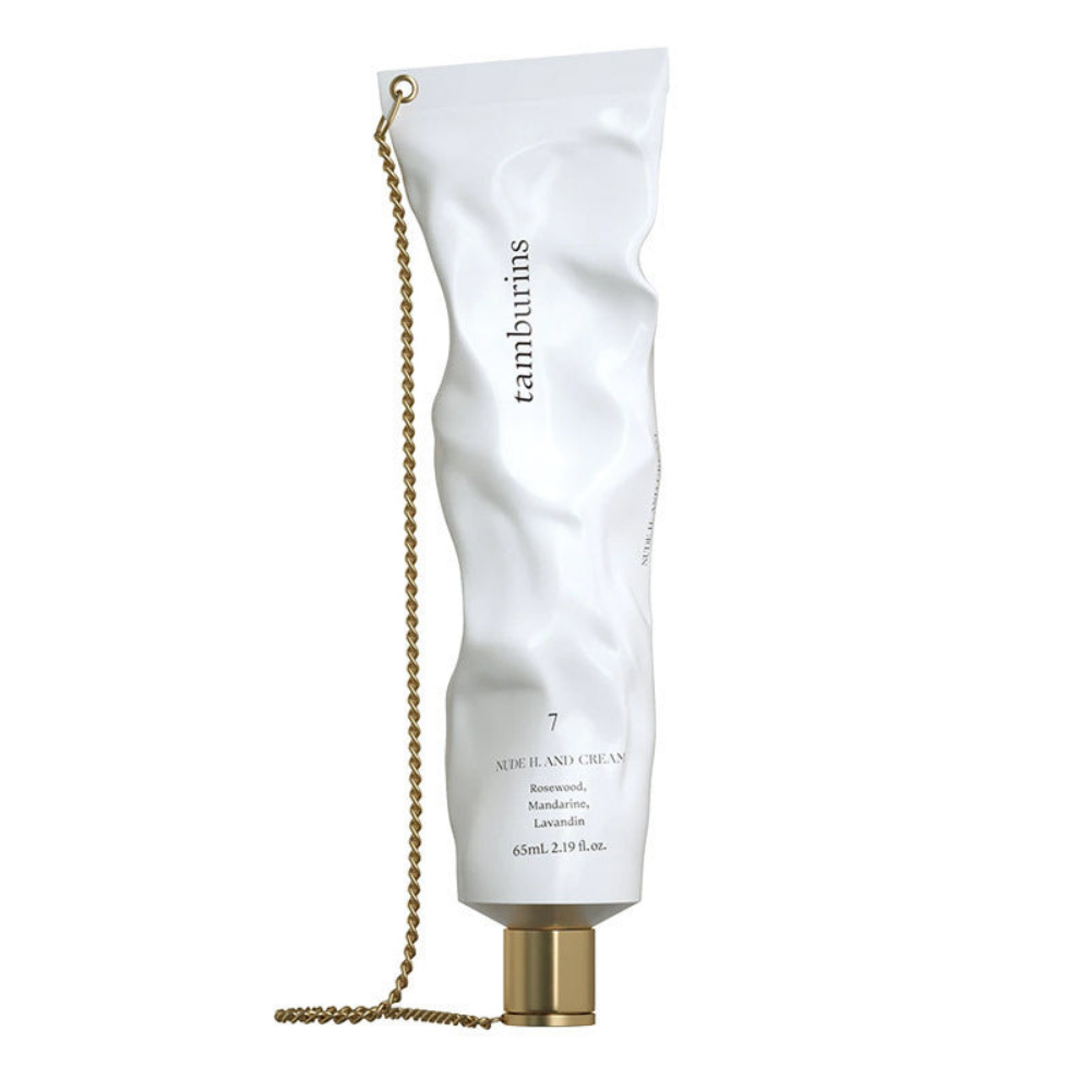 30ml TAMBURINS Chain Hand Cream in sleek packaging, perfect for moisturizing hands anytime, anywhere.