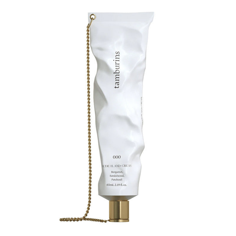 TAMBURINS Chain Hand Cream - 30ml bottle with minimalist design, suitable for on-the-go hydration and nourishment