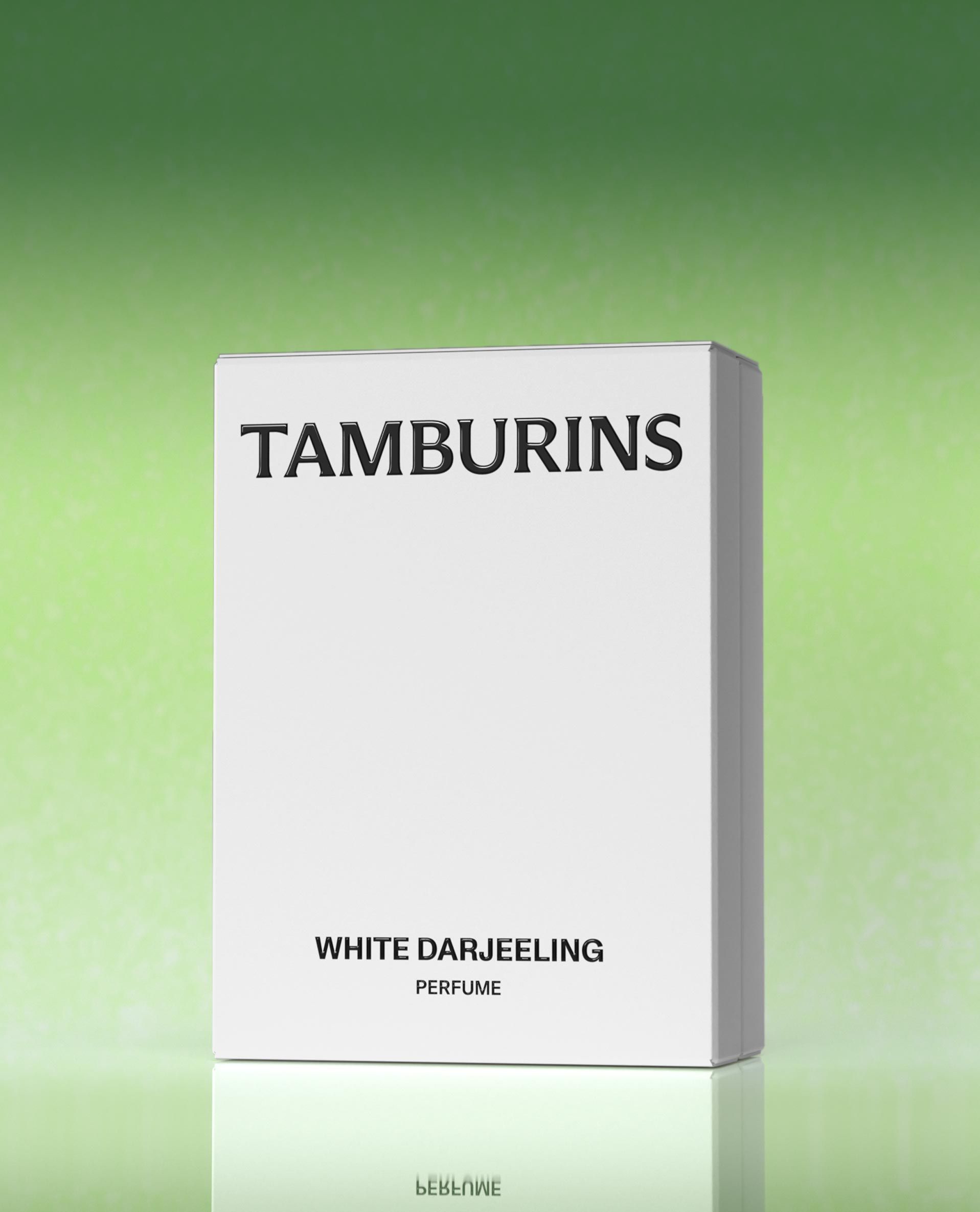 a box of tamburins on a green background