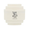 30ml white container of TAMBURINS THE SHELL Perfume Hand, showcasing a cream-colored shell design. #VEIN