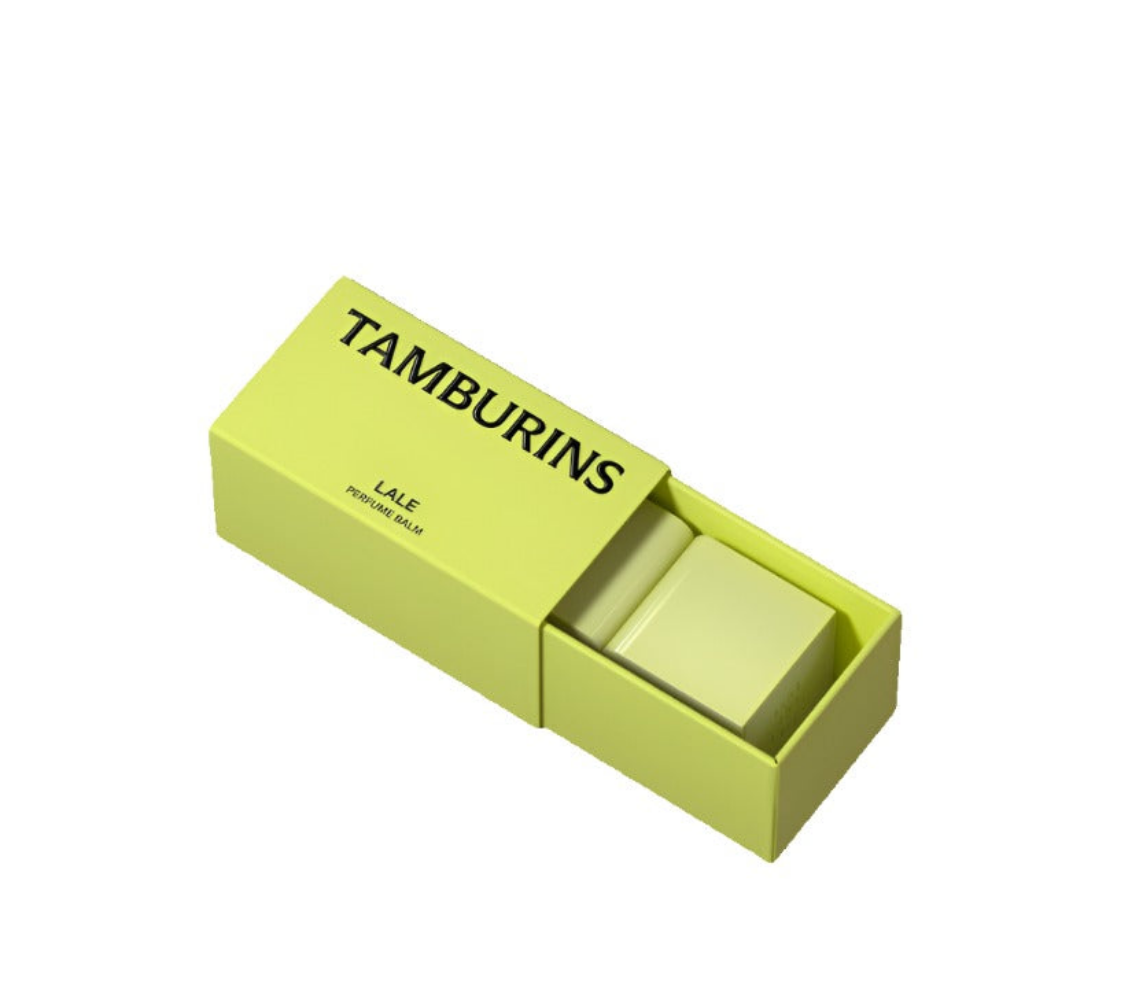 TAMBURINS Perfume Balm LALE 6.5g - a travel-friendly balm with a sweet LALE scent.