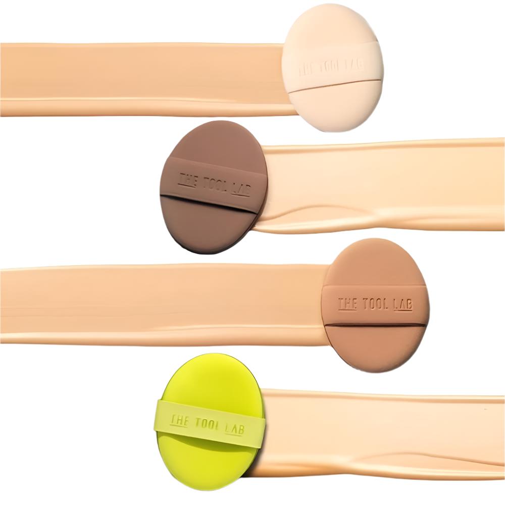 Achieve flawless makeup application with THE TOOL LAB Best Puff, available in 4 versatile options to suit all your beauty needs. 