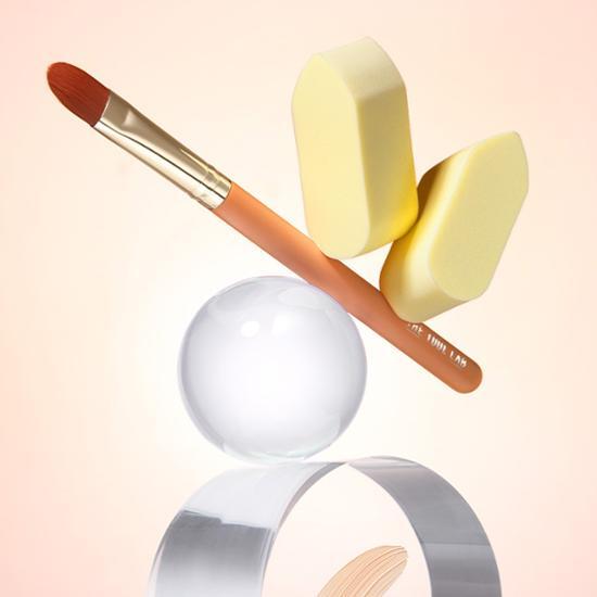 THE TOOL LAB HAPPYRIM Cover Fitting Duo (Concealer Brush & HAPPYRIM Sponge Set)