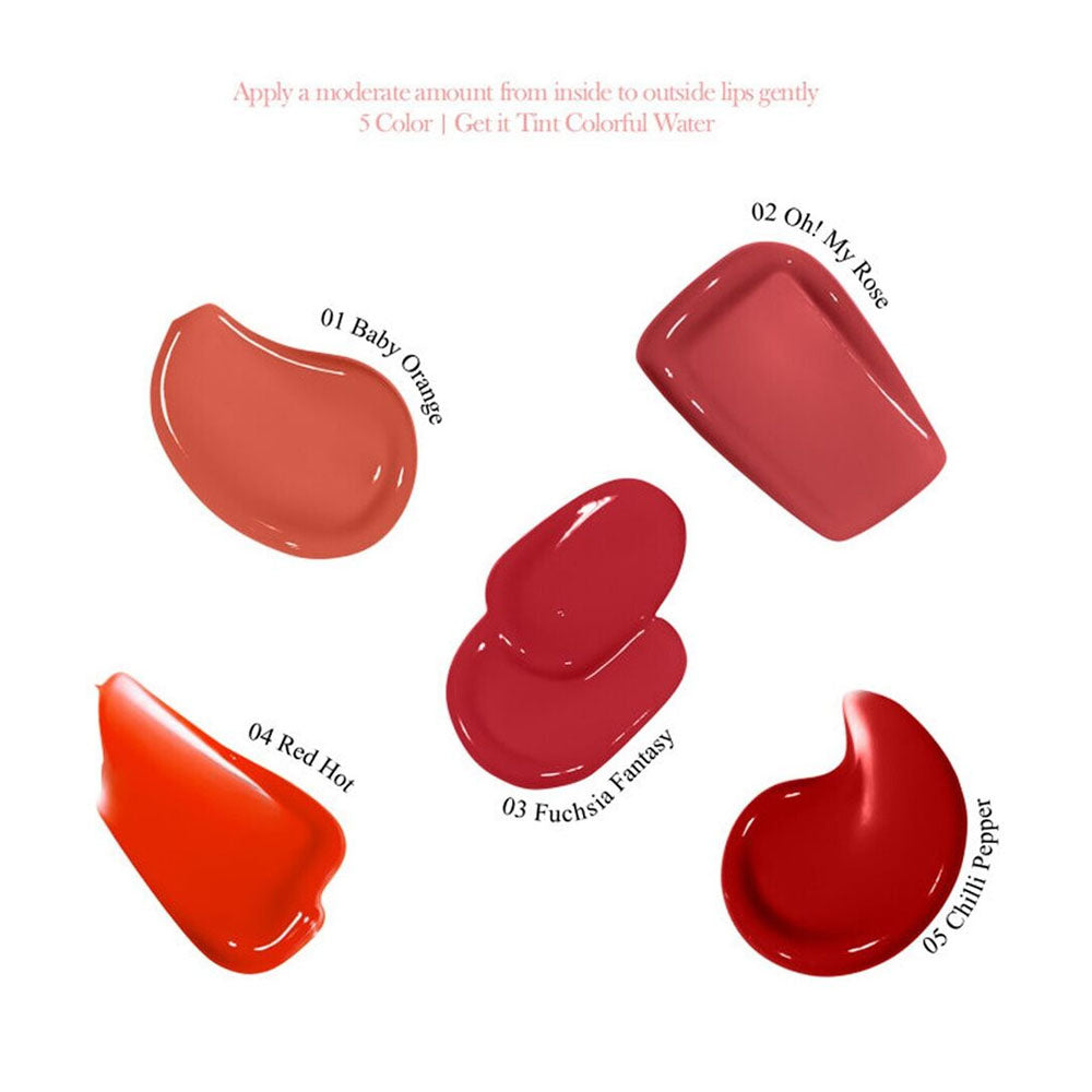 TONYMOLY Get It Tint Colorful Water 3g (5 shades) - DODOSKIN