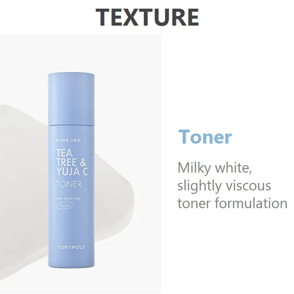 TONYMOLY Pure Dew Tea Tree & Yuja C Toner 150ml