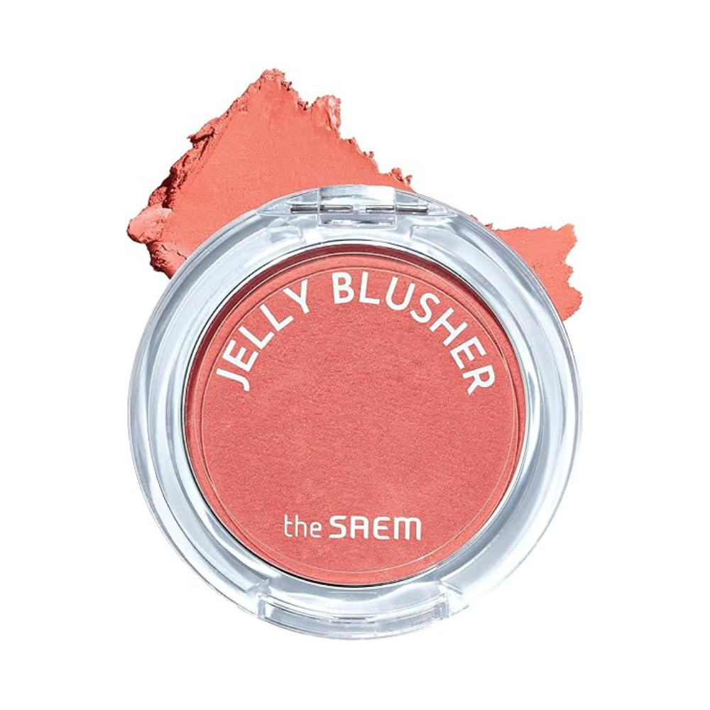 The SAEM Jelly Blusher 4.5g with a shade of - Peach Crush