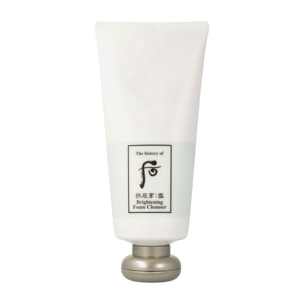 The Whoo Gongjinhyang Seol Brightening Foam Cleanser 180ml is a premium skincare product from The History of Whoo, a luxury Korean skincare brand known for incorporating traditional Korean herbal medicine (Hanbang) into their formulations
