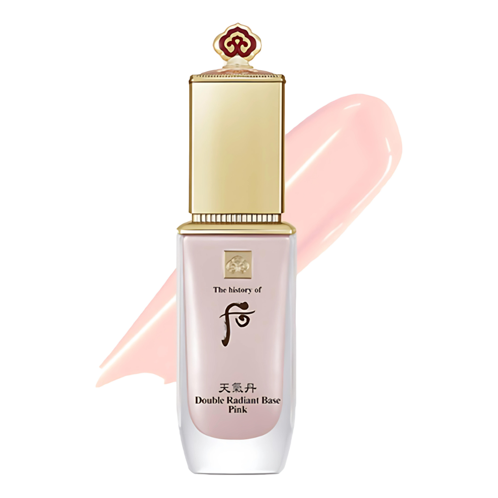 The history of whoo Cheongidan Hwahyun Double Radiant Base Pink, 40ml, offers a luminous finish, perfect for enhancing your beauty.