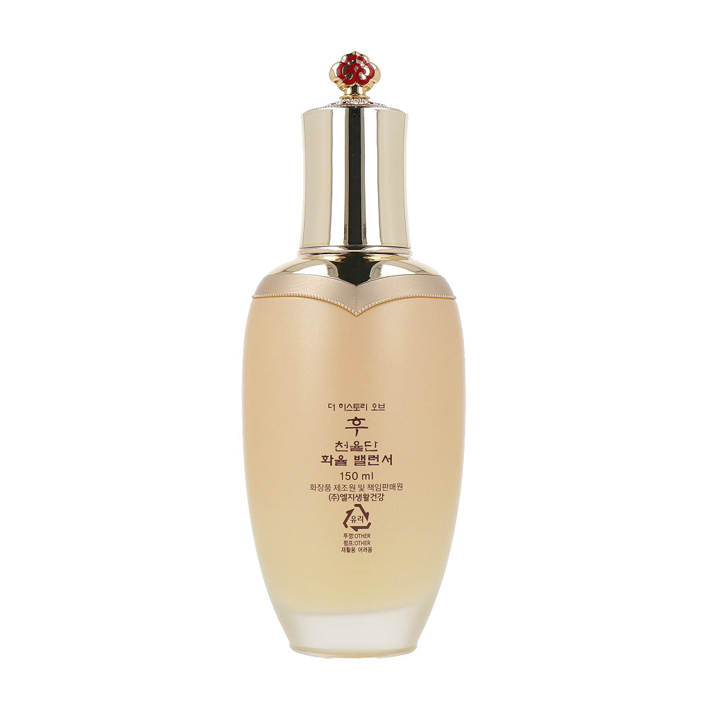 The History of Whoo Cheonyuldan Hwayul Balancer 150ml - Skin-revitalizing solution.