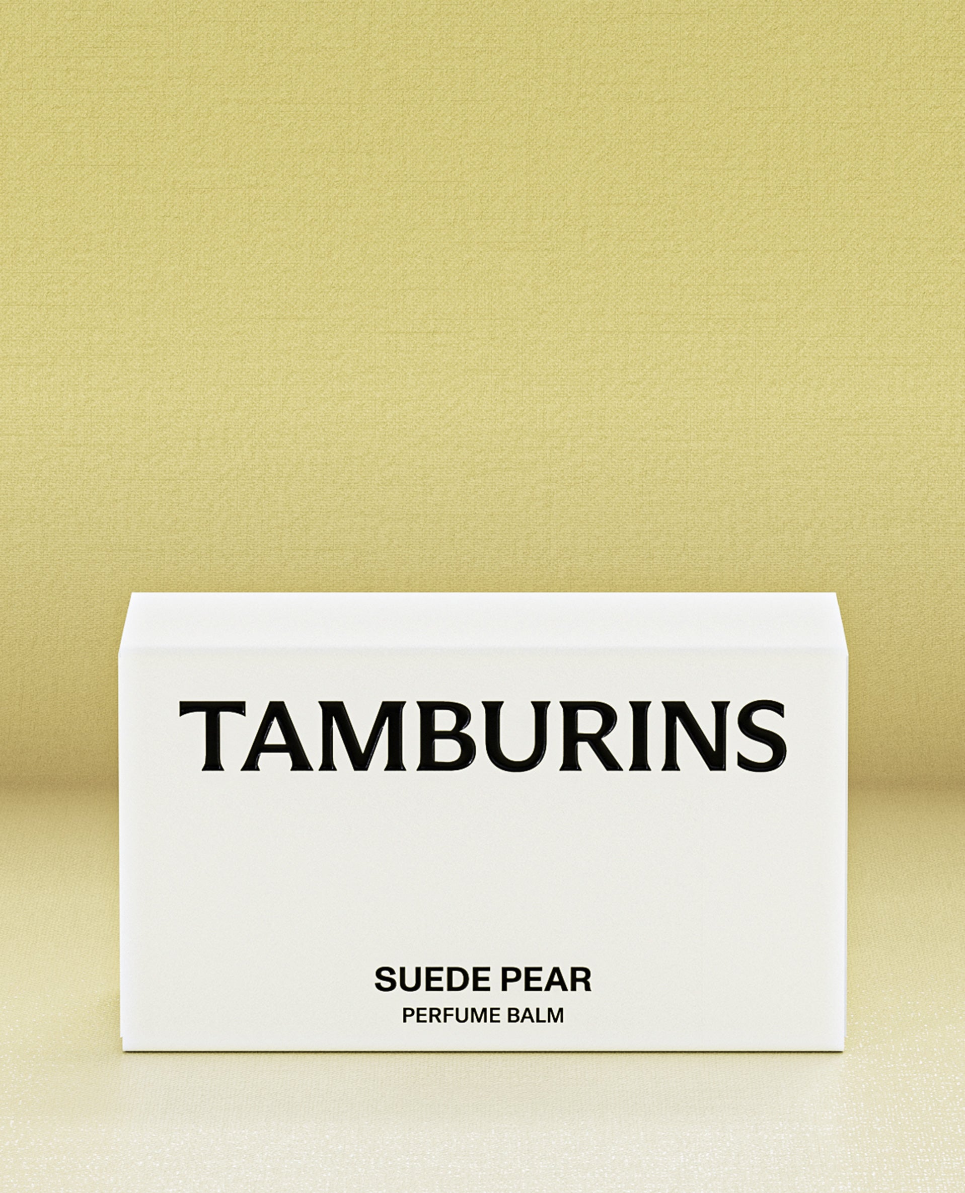 a elegant box of Tamburins Perfume Balm Suede Pear