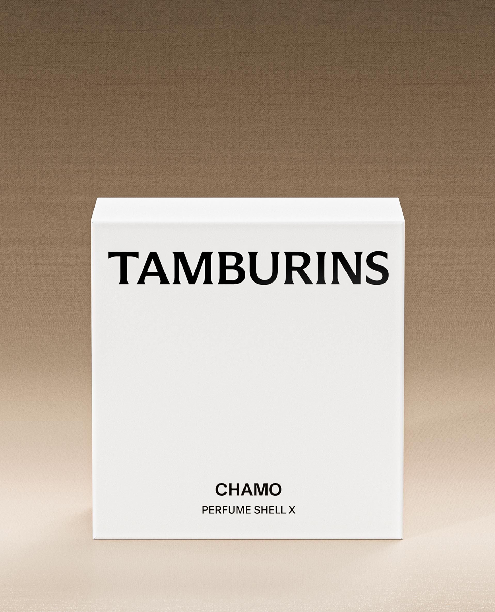 a box of tamburins sitting on a table