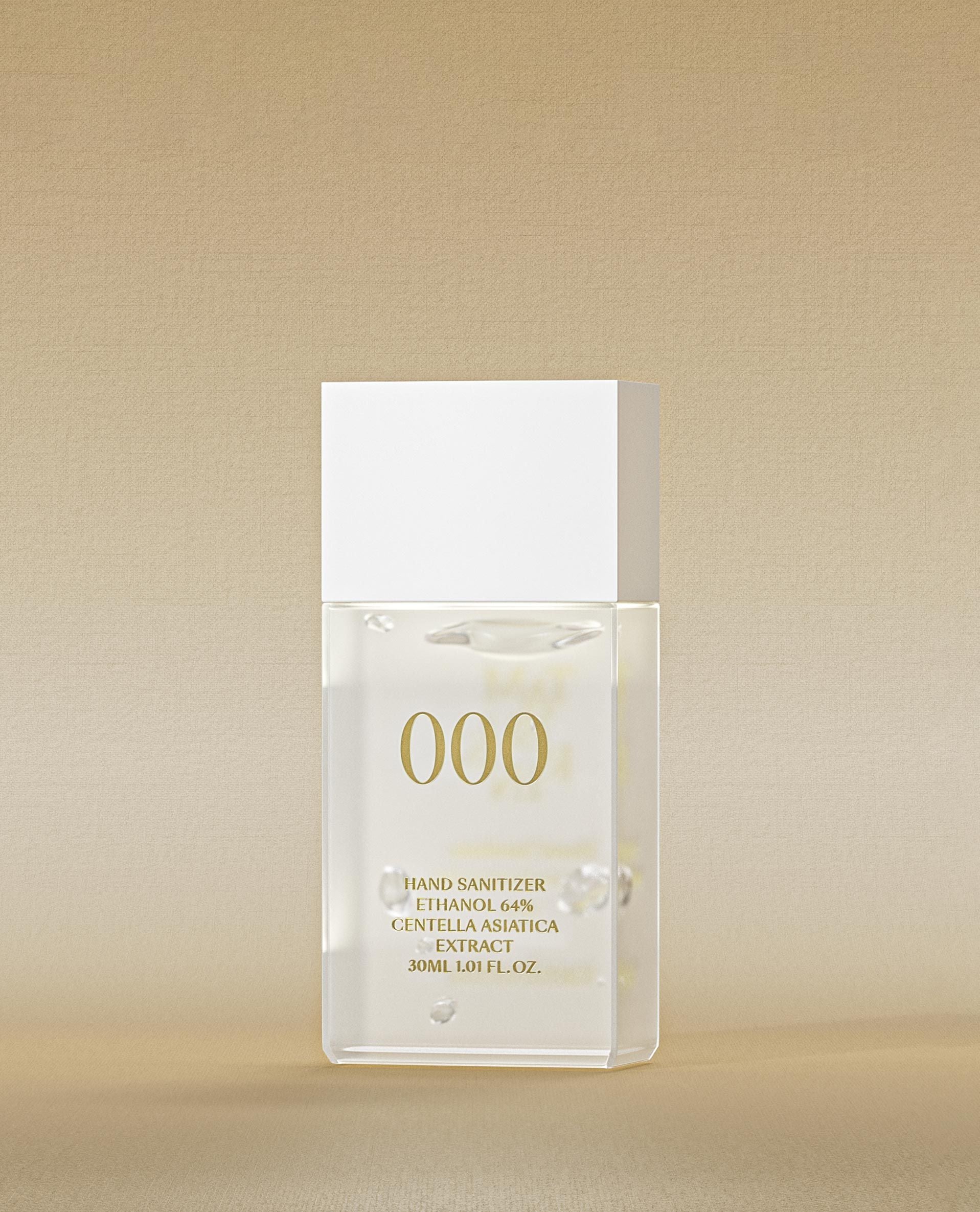 TAMBURINS Hand Perfumed Sanitizer Gel 30ml #000 displayed on a white tabletop.