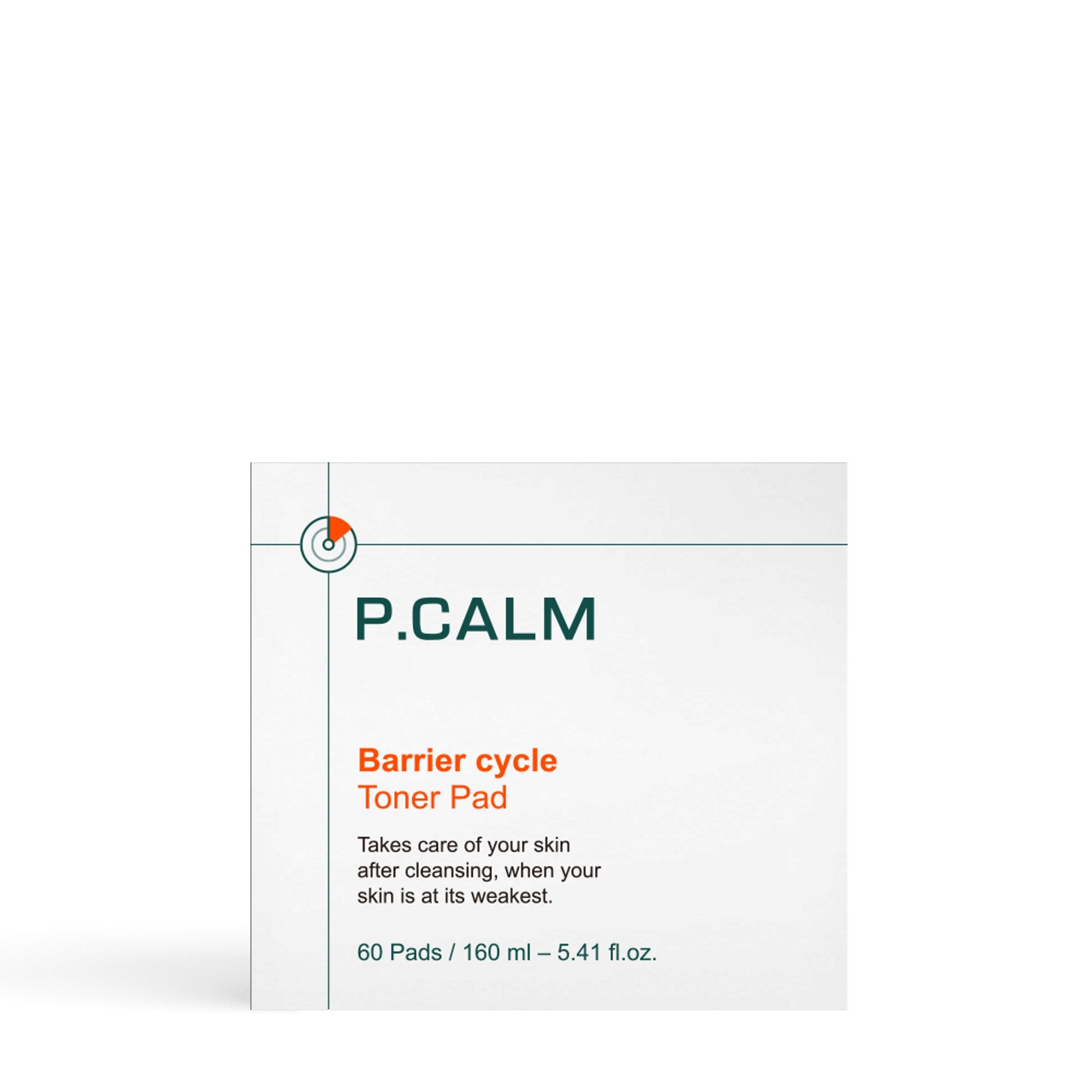 P.CALM Barrier Cycle Toner Pad 160ml 60 Pads