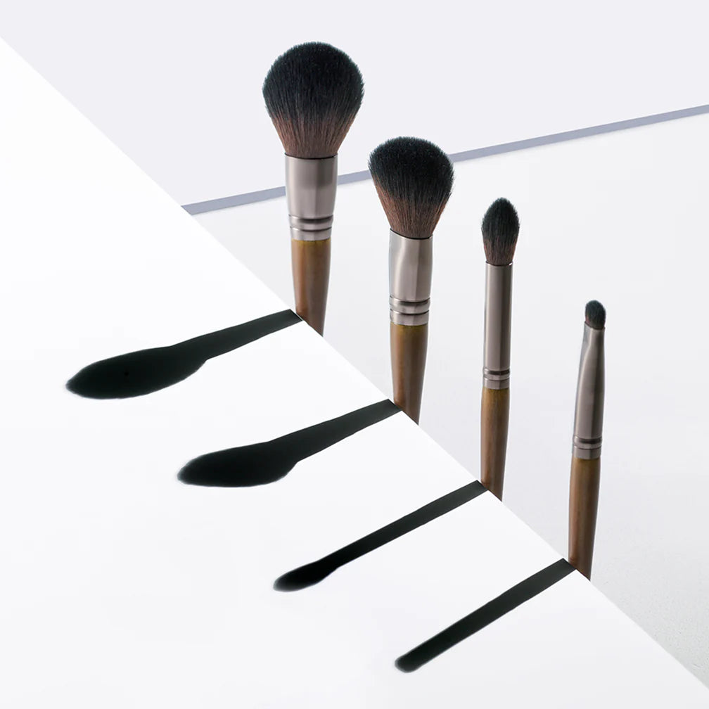 Artistic brush kit made with vegan materials, known as "Too Cool For School."