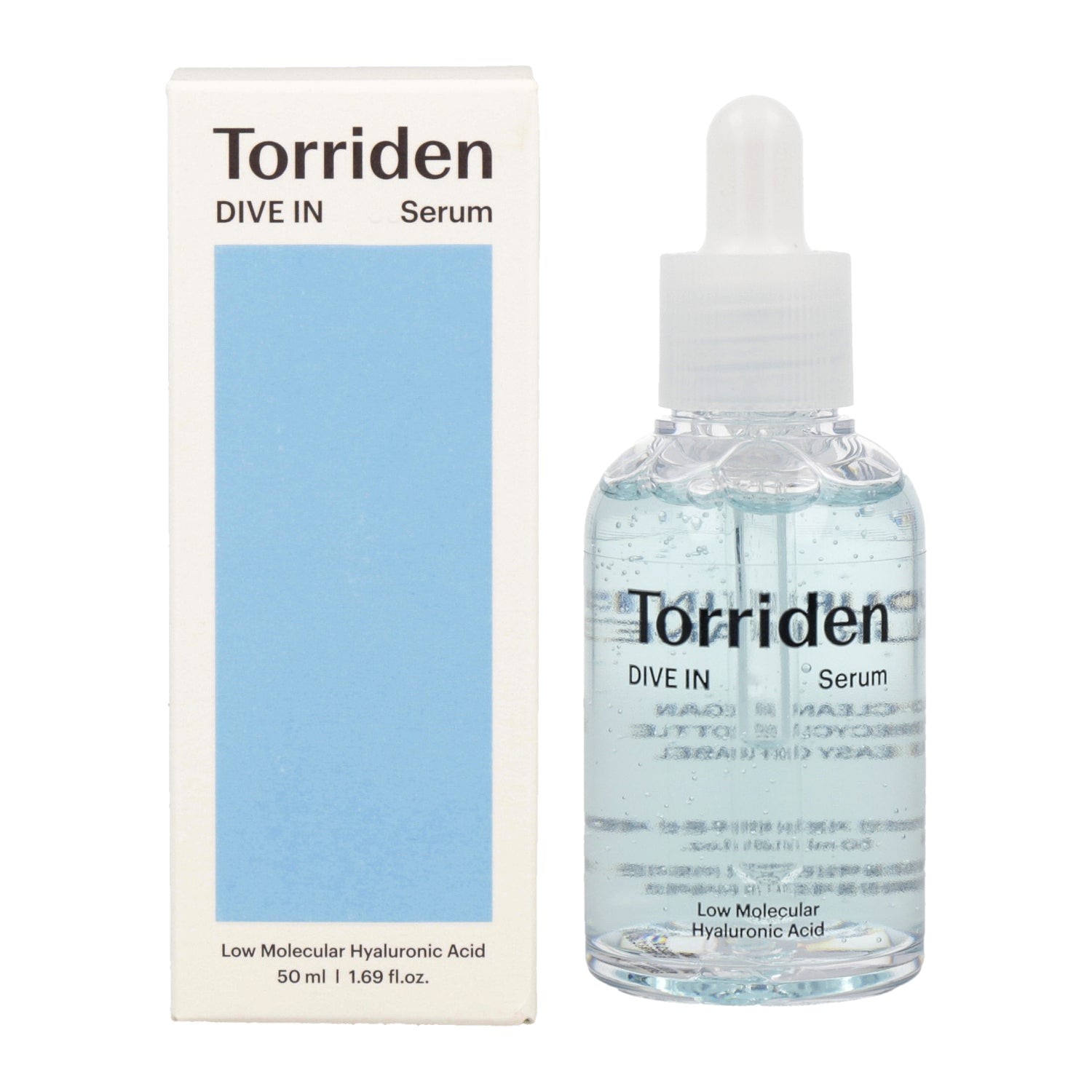 Torriden *renew* Dive-In Low Molecule Hyaluronic Acid Serum 50ml -  is a hydrating and replenishing serum designed to provide intense moisture