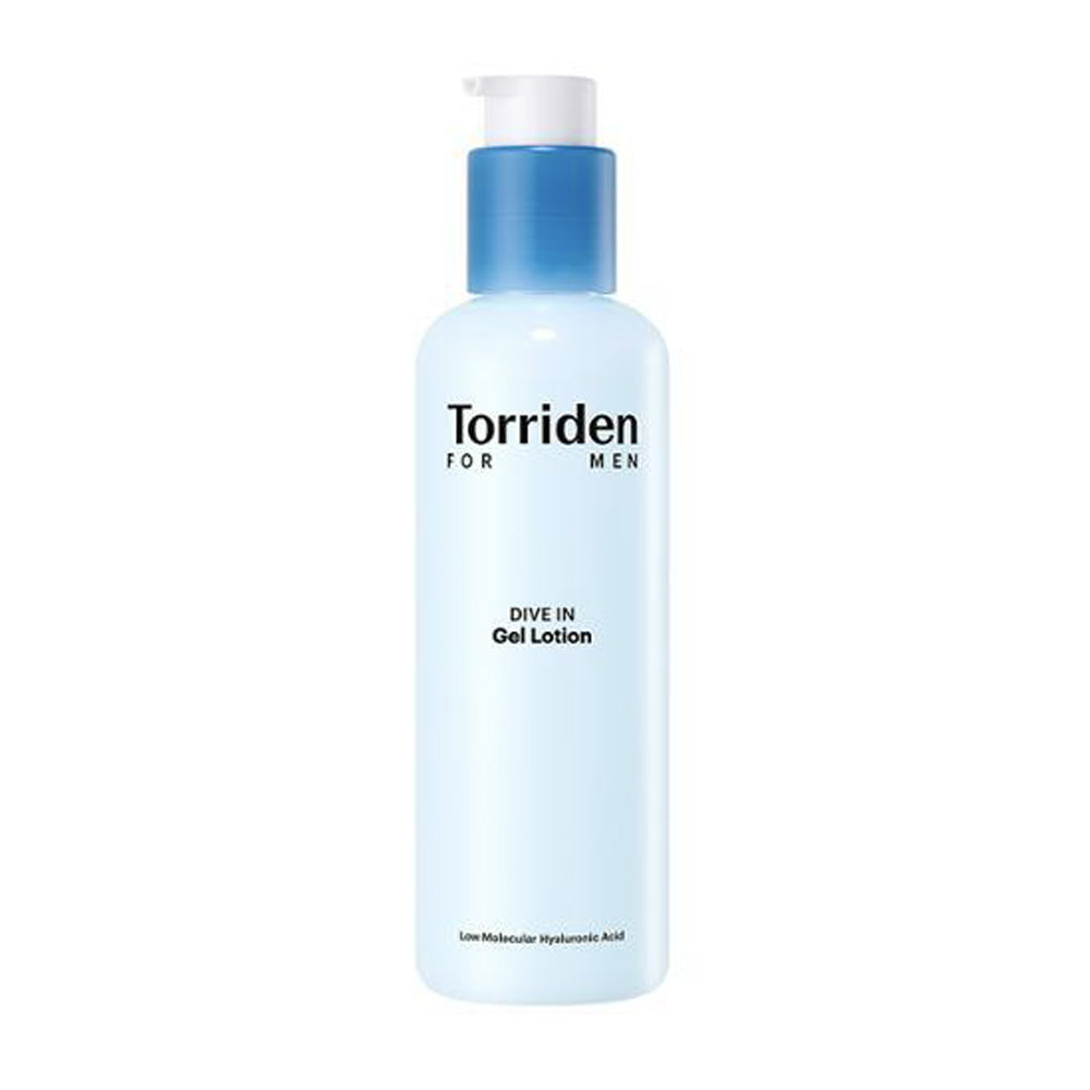 This gel lotion provides deep hydration and skin nourishment with low molecular hyaluronic acid.