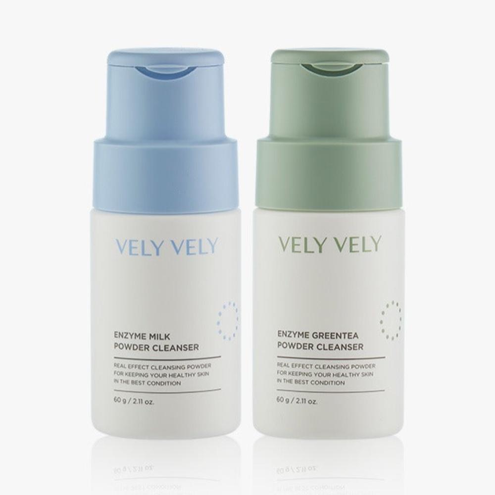 VELY VELY Enzyme Powder Cleanser 60g (Green Tea/Milk)