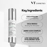 VT Cosmetics Cica Reedle Shot 700 Essence in a 30ml container, promoting skin health with a focus on calming properties.