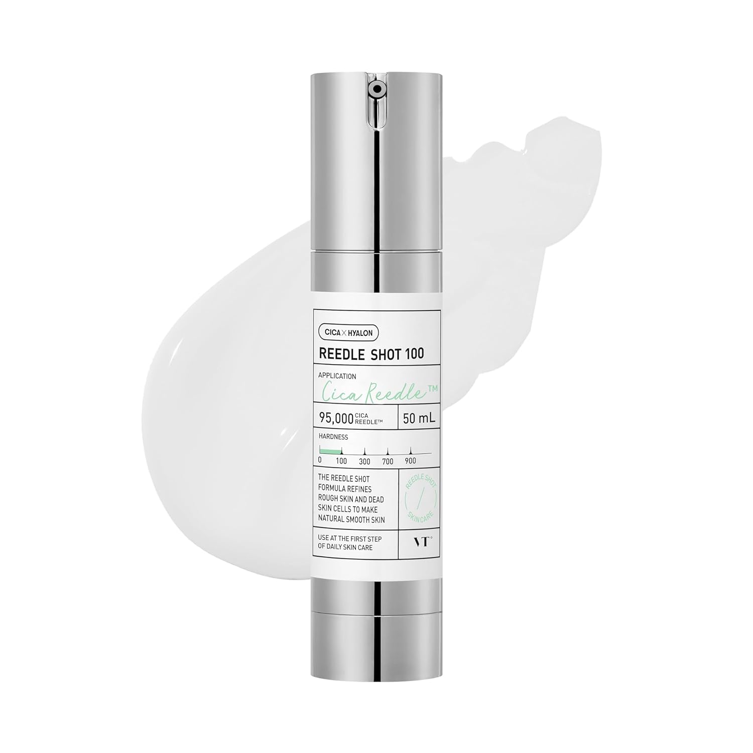 VT Cosmetics Mild Reedle Shot 50, 50ml bottle designed for gentle skincare, perfect for soothing and hydrating your skin.