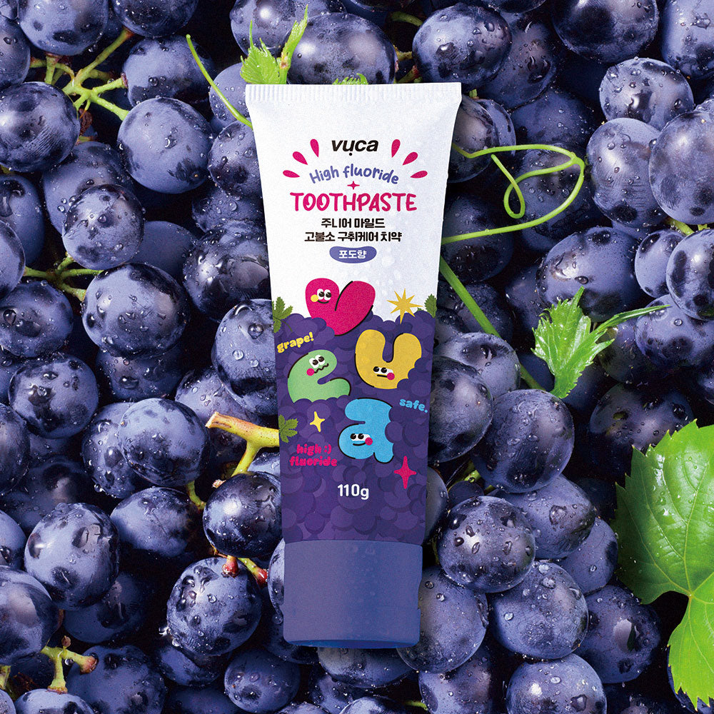 VUCA Junior Mild Toothpaste Grape 110g x 4ea